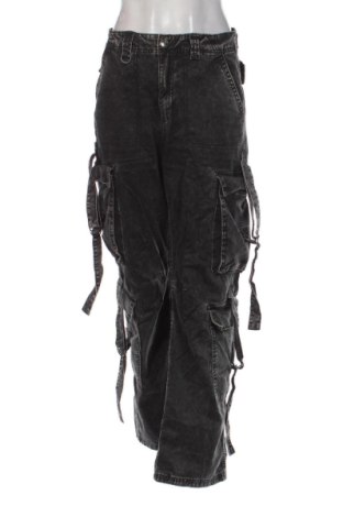 Blugi de femei Bershka, Mărime S, Culoare Negru, Preț 141,72 Lei, #137966850
