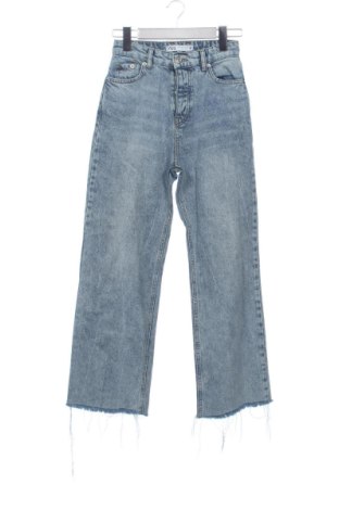 Dámske džínsy  Zara, Veľkosť XXS, Farba Modrá, Cena  28,13 €, #137971039