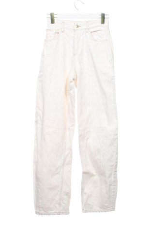 Dámske džínsy  Bershka, Veľkosť XS, Farba Kremová, Cena  12,00 €, #137974849