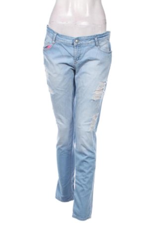 Дамски дънки Stradivarius, Размер XL, Цвят Син, Цена 16,19 €, #137975414