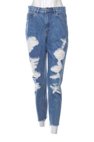Blugi de femei Pull&Bear, Mărime M, Culoare Albastru, Preț 62,99 Lei, #137977017