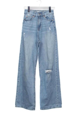 Dámske džínsy  H&M, Veľkosť XXS, Farba Modrá, Cena  13,00 €, #137984541