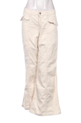 Damskie jeansy H&M, Rozmiar L, Kolor ecru, Cena 59,27 zł, #137947738