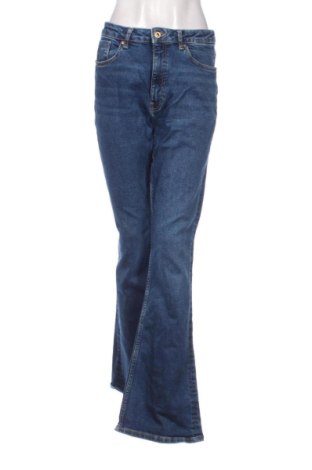 Blugi de femei Zara, Mărime L, Culoare Albastru, Preț 110,23 Lei, #137958272