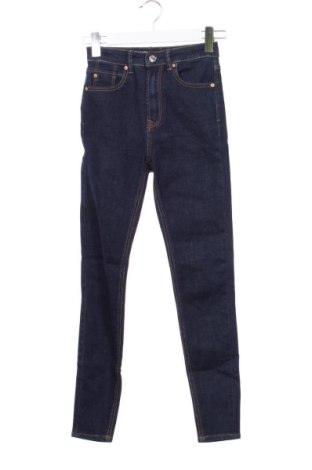 Dámske džínsy  Stradivarius, Veľkosť XS, Farba Modrá, Cena  13,00 €, #137966937