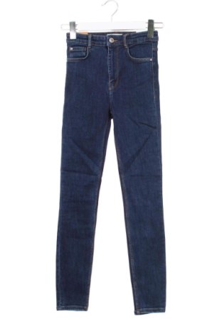 Дамски дънки Zara, Размер XS, Цвят Син, Цена 16,00 €, #137966975