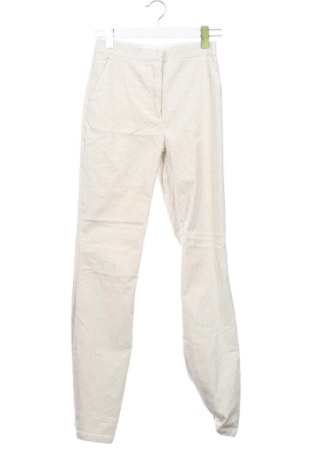 Damskie sztruksy H&M, Rozmiar XS, Kolor ecru, Cena 42,34 zł, #137950727