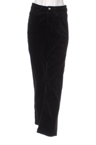 Pantaloni de velvet de femei Weekday, Mărime S, Culoare Negru, Preț 57,74 Lei, #137959832