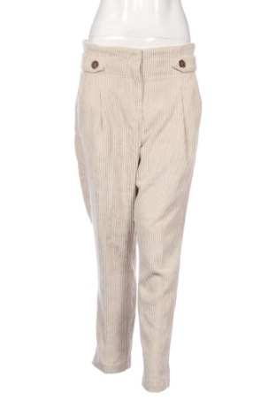 Pantaloni de velvet de femei Etam, Mărime L, Culoare Ecru, Preț 344,18 Lei, #137979287