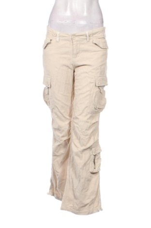 Pantaloni de velvet de femei Kenvelo, Mărime M, Culoare Bej, Preț 50,00 Lei, #137980499