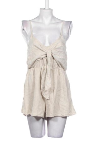 Dámská krátka kombinéza  Stradivarius, Veľkosť L, Farba Béžová, Cena  14,00 €, #137936230