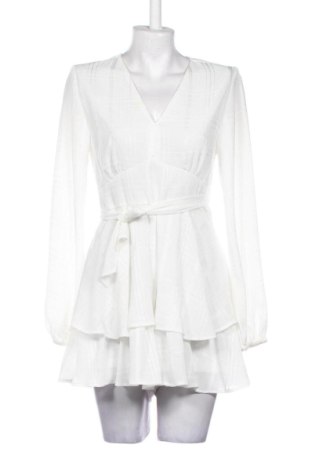 Salopetă scurtă de damă Amisu, Mărime M, Culoare Alb, Preț 59,00 Lei, #137958797