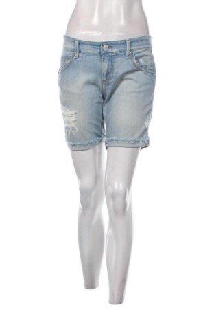 Pantaloni scurți de femei Stradivarius, Mărime L, Culoare Albastru, Preț 47,24 Lei, #137944203