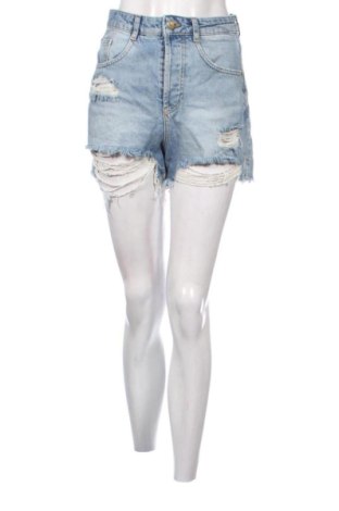 Pantaloni scurți de femei Zara, Mărime S, Culoare Albastru, Preț 73,49 Lei, #137947990