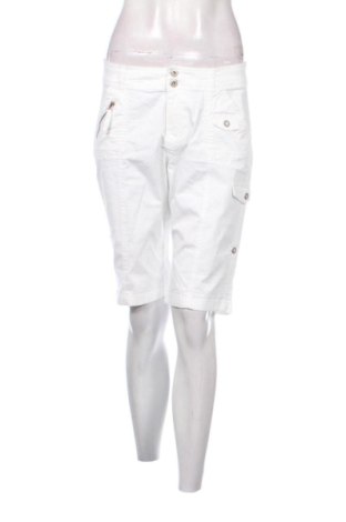 Pantaloni scurți de femei Charles Vogele, Mărime L, Culoare Alb, Preț 41,99 Lei, #137949656