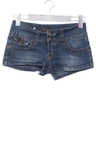 Pantaloni scurți de femei Streetwear Society, Mărime S, Culoare Albastru, Preț 47,24 Lei, #137950604