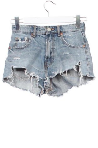 Pantaloni scurți de femei Zara, Mărime XXS, Culoare Albastru, Preț 78,74 Lei, #137978994