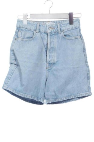 Дамски къс панталон Zara, Размер XXS, Цвят Син, Цена 15,00 €, #137963937