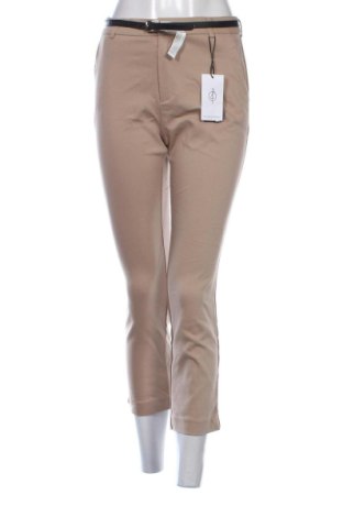 Damskie spodnie Stradivarius, Rozmiar S, Kolor Beżowy, Cena 54,04 zł, #137936564