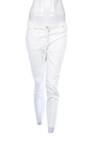 Pantaloni de femei H&M, Mărime L, Culoare Alb, Preț 62,99 Lei, #137938515