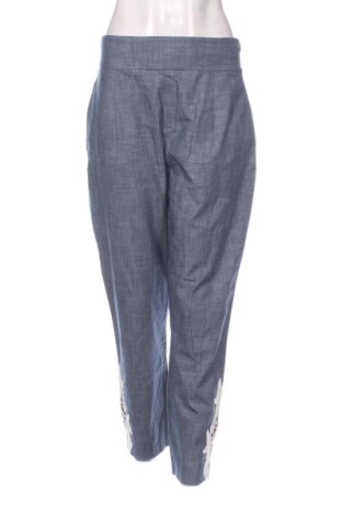 Pantaloni de femei Zara, Mărime M, Culoare Albastru, Preț 149,59 Lei, #137943381