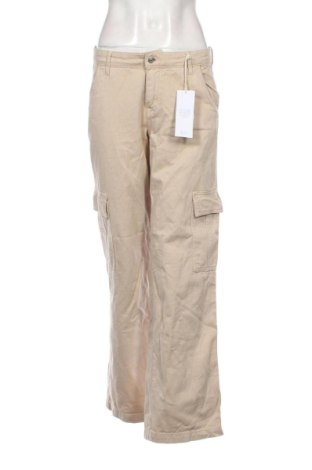 Damskie spodnie Perfect Jeans By Gina Tricot, Rozmiar M, Kolor Beżowy, Cena 101,60 zł, #137948320