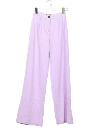 Damskie spodnie Bershka, Rozmiar XXS, Kolor Fioletowy, Cena 38,10 zł, #137950172