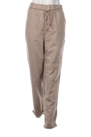Pantaloni de femei Sinsay, Mărime XL, Culoare Bej, Preț 62,99 Lei, #137953003