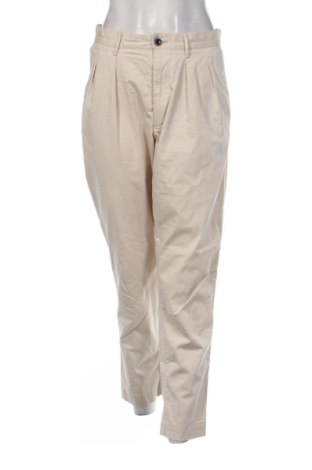 Дамски панталон Massimo Dutti, Размер L, Цвят Бежов, Цена 28,00 €, #137960381