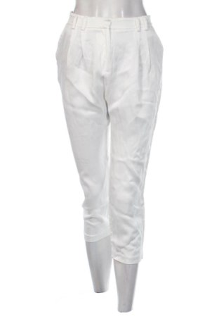 Pantaloni de femei Zara, Mărime M, Culoare Alb, Preț 89,23 Lei, #137962405