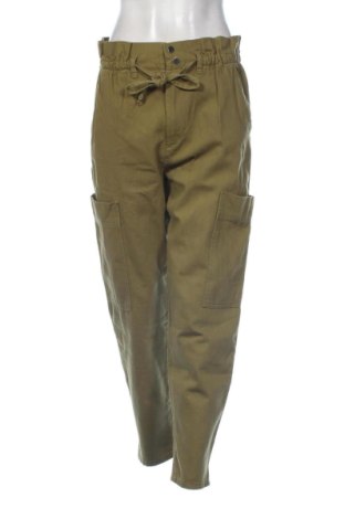 Pantaloni de femei Bershka, Mărime M, Culoare Verde, Preț 52,49 Lei, #137970643