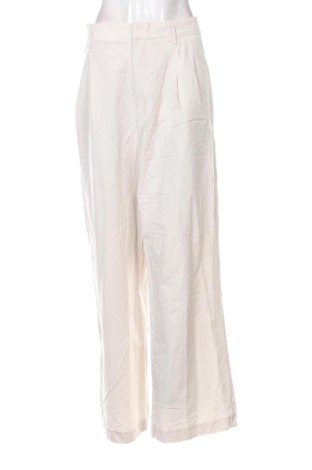 Pantaloni de femei Zara, Mărime XL, Culoare Ecru, Preț 83,99 Lei, #137971454