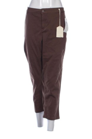 Damskie spodnie Fiorella Rubino, Rozmiar XXL, Kolor Brązowy, Cena 53,99 zł, #137195780