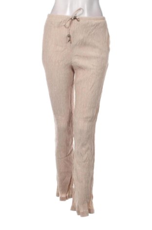 Pantaloni de femei Zara, Mărime L, Culoare Bej, Preț 78,00 Lei, #137947883