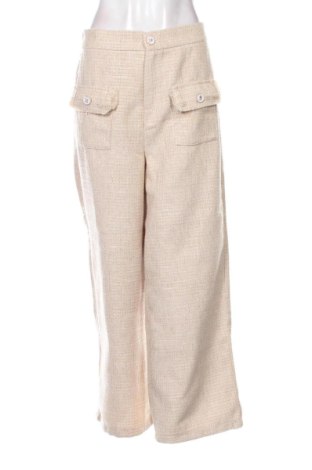 Pantaloni de femei Fashion, Mărime L, Culoare Bej, Preț 56,12 Lei, #137962736