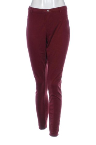 Pantaloni de femei Essentials by Tchibo, Mărime XL, Culoare Roșu, Preț 57,74 Lei, #137969862