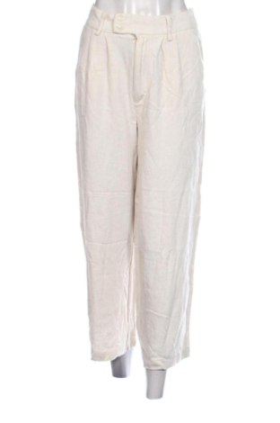 Dámské kalhoty  Stradivarius, Velikost S, Barva Krémová, Cena  267,00 Kč, #137970780
