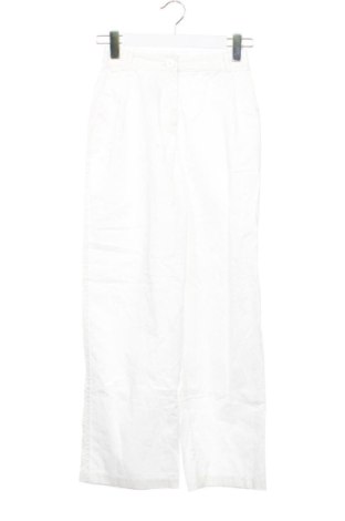 Pantaloni de femei Sinsay, Mărime XXS, Culoare Alb, Preț 41,99 Lei, #137972866
