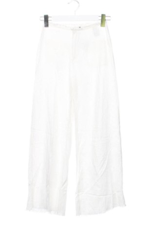 Pantaloni de femei H&M, Mărime XXS, Culoare Alb, Preț 89,23 Lei, #137972890