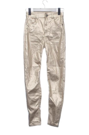 Pantaloni de femei Pull&Bear, Mărime XXS, Culoare Auriu, Preț 63,00 Lei, #137978517