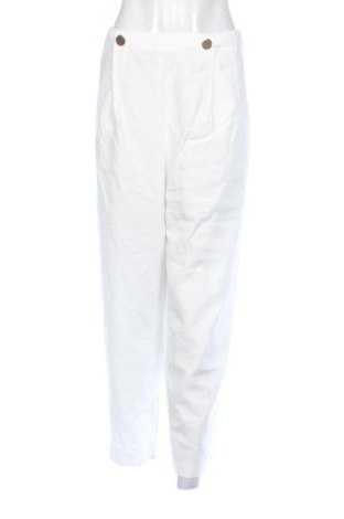 Pantaloni de femei Mango, Mărime XXL, Culoare Alb, Preț 83,99 Lei, #137983834