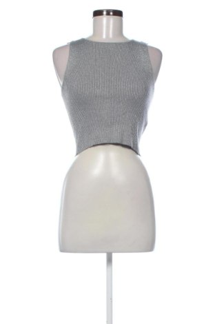Pulover de femei Zara, Mărime S, Culoare Argintiu, Preț 75,00 Lei, #137942606