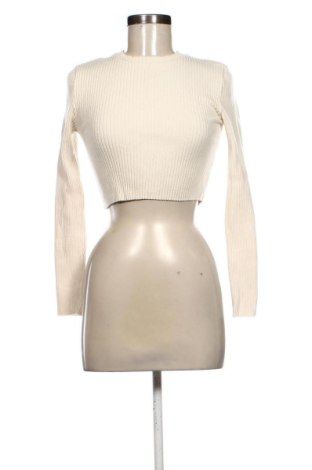 Pulover de femei Zara, Mărime L, Culoare Ecru, Preț 105,45 Lei, #137944053
