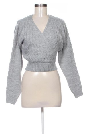 Damski sweter FullaModa, Rozmiar S, Kolor Szary, Cena 63,50 zł, #137954434