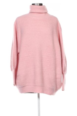 Damski sweter Jean Louis Francoise, Rozmiar L, Kolor Różowy, Cena 80,44 zł, #137954448