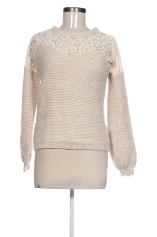 Pulover de femei Naf Naf, Mărime XS, Culoare Ecru, Preț 99,73 Lei, #137971752
