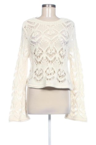 Pulover de femei Zara, Mărime L, Culoare Ecru, Preț 78,74 Lei, #137981670