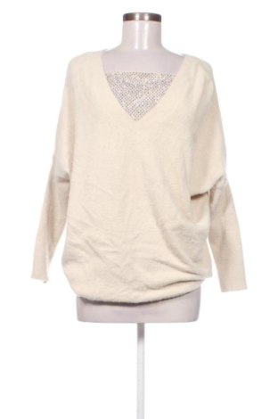 Damski sweter Unbranded, Rozmiar L, Kolor ecru, Cena 67,75 zł, #137990877