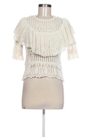Damski sweter Zara, Rozmiar S, Kolor ecru, Cena 59,27 zł, #137955386