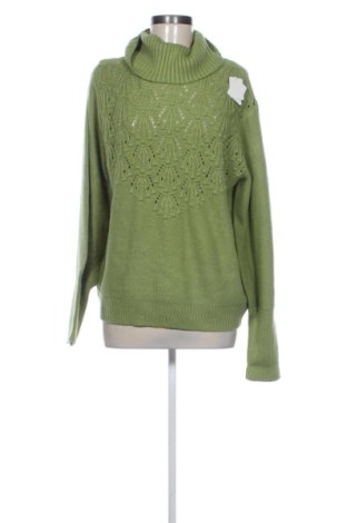 Damski sweter Laura Torelli, Rozmiar L, Kolor Zielony, Cena 117,18 zł, #137964319